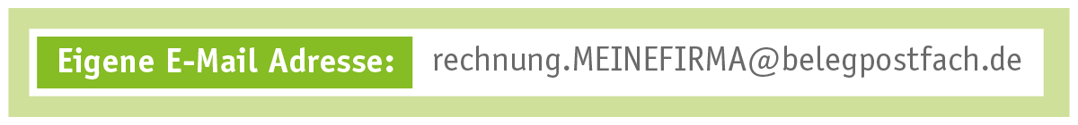 Eigene E-Mail-Adresse